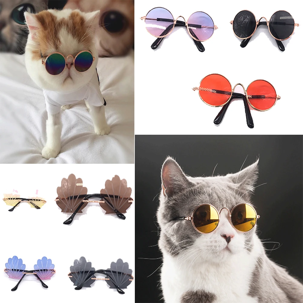 

Pet Cat Glasses Dog Glasses Pet Products for Little Dog Cat Eye Wear Dog Sunglasses Photos Props Accessories Pet Supplies Toy