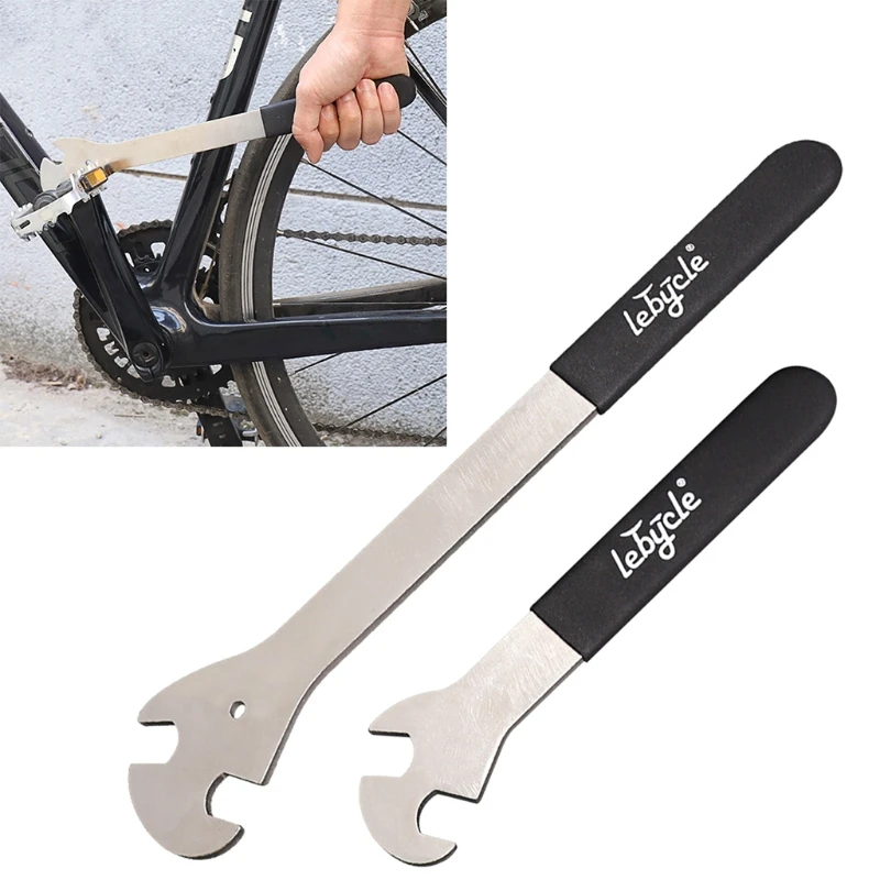 

Pedal Wrench Double Sided Bicycle Pedal Removal Bike Spanner Home Mechanic Pedal Repair Tool With Long Hand 24BD
