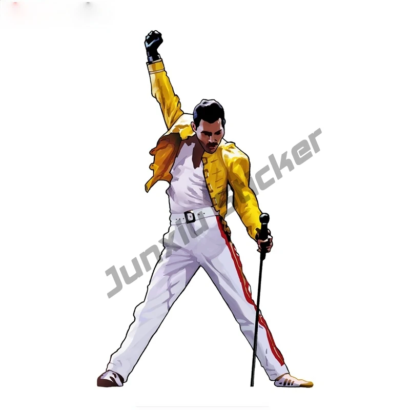 

Freddie Mercury Vinyl Colorful Car Stickers and Decals Bumper Trunk Laptop Wall Sticker Bohemian Rhapsody Decor Decal PVC15x10cm