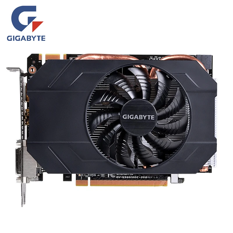 

Kartu Video GIGABYTE GTX 960 2GB GPU Asli 128Bit GDDR5 Kartu Peta для NVIDIA Geforce GTX960 2G PCI-E X16 Hdmi Dvi OC