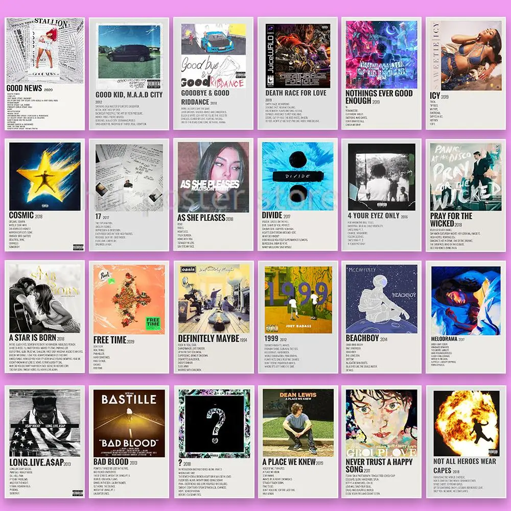 

25PCS Classic Music Band Singer Poster STICKER For On The Laptop Fridge Phone Skateboard Travel Suitcase Sticker