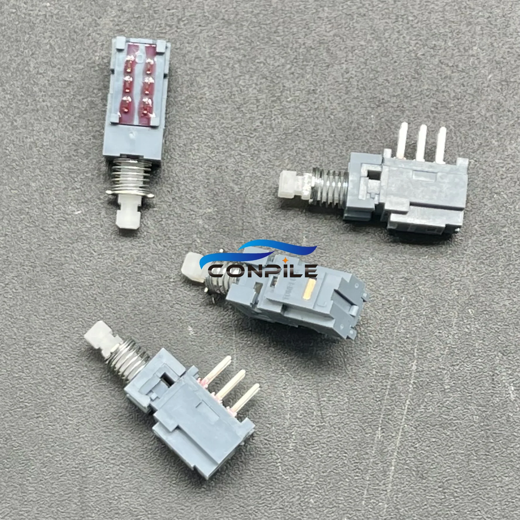

4pcs Original straight key switch MPN-S2-A self-locking 2-knife 6-foot piano key switch 2-way button