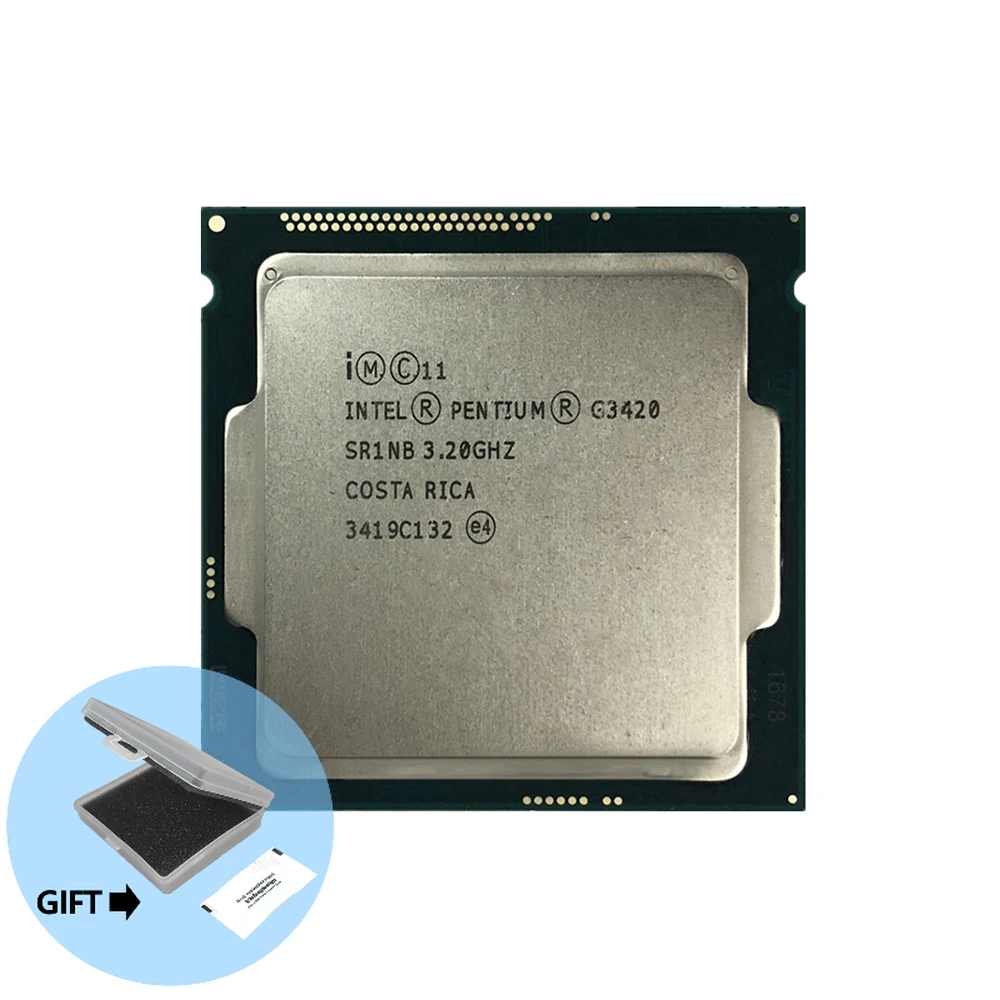 

Процессор Intel Pentium G3420 3,2 ГГц двухъядерный 3M 53 Вт LGA 1150