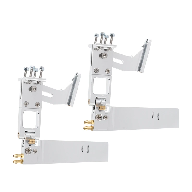 

2023 Hot-2Pcs, впитывающие воду руль, алюминиевые всасывающие Рули с хвостом, кронштейн вала 4 мм для CAT RC Jet Boats, детали