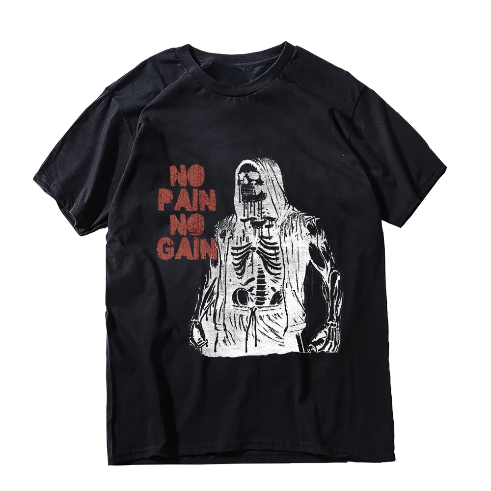 Coolmind YG008 Премиум забавная футболка унисекс с принтом черепа и кроссфита большого