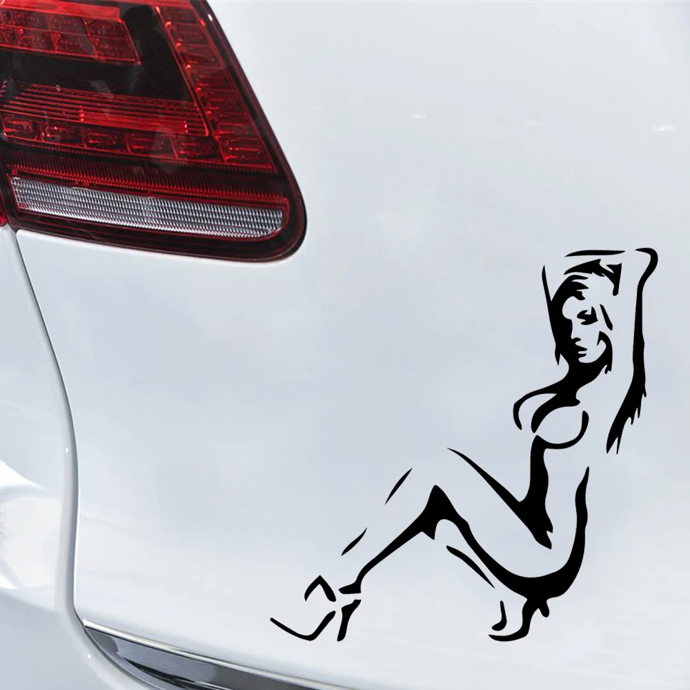 

Красивые сексуальные женские автомобильные наклейки и Переводные картинки для Автомобиля Виниловые стильные Автомобильные украшения Акс...