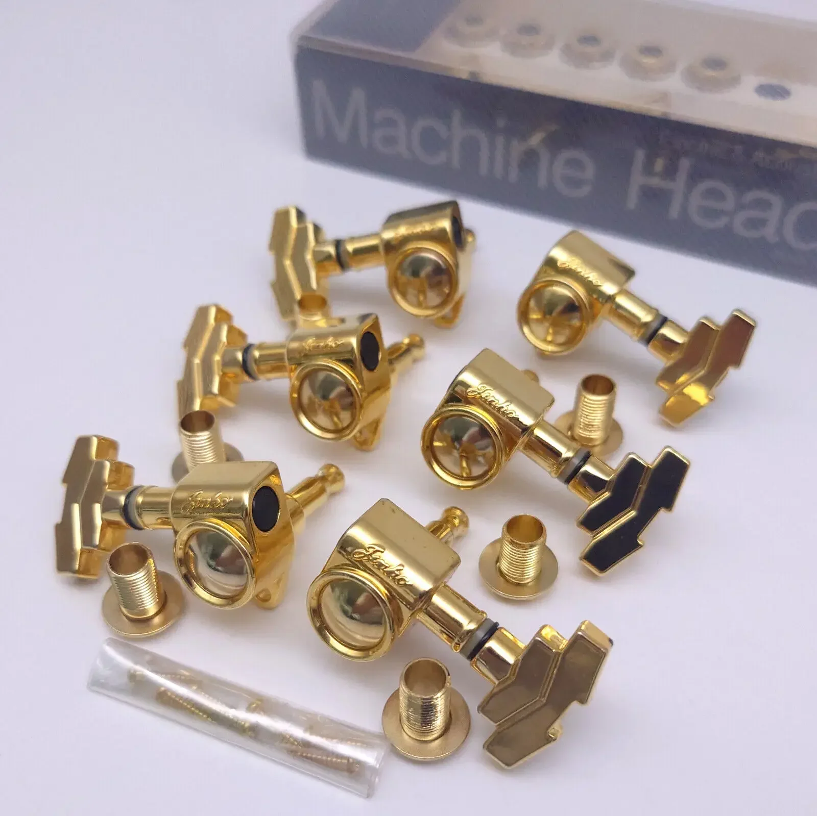 Набор золотых гитарных тюнеров 3L3R — передаточное число 18:1 вращающийся