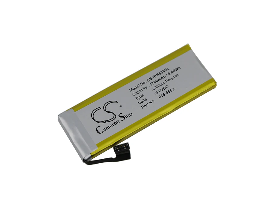 

CS battery for Apple A1234,A1456,A1457,A1507,A1516,A1518,A1526,A1528,A1529,A1530,A1532,A1533,Apple iPhone 5s,