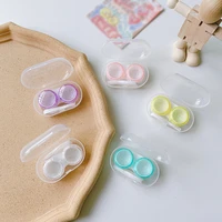 1pc glasses cosmetic contact lenses box contact lens case for eyes travel kit holder container travel accessories wholesale