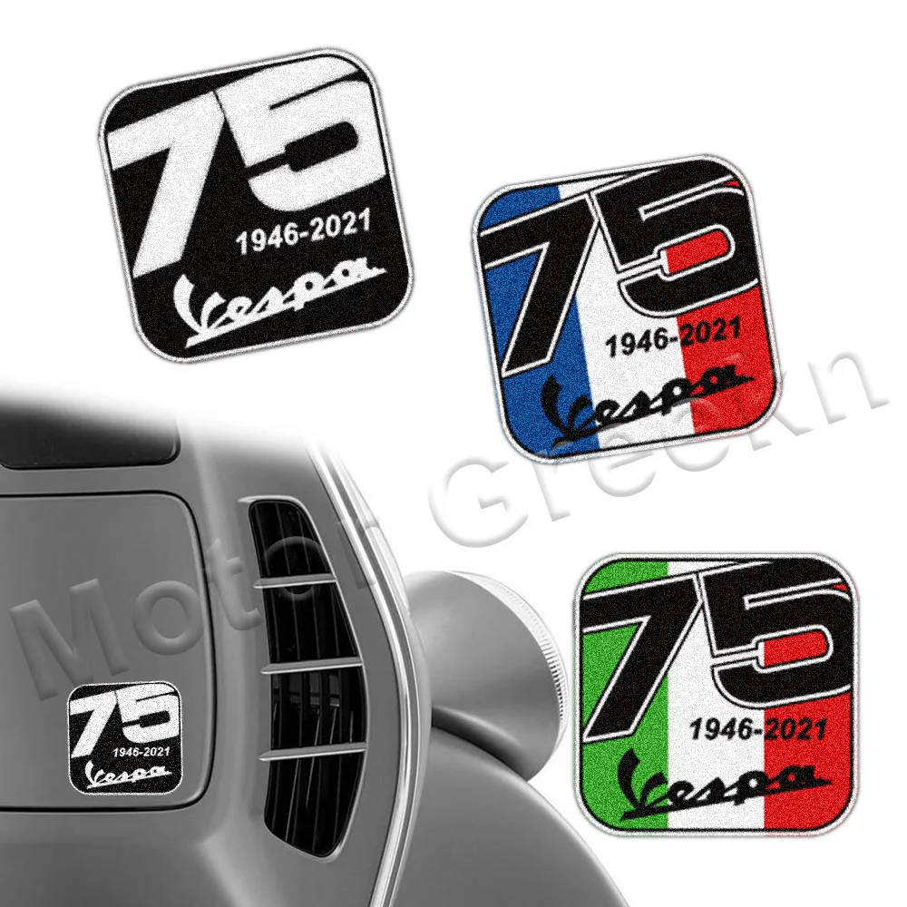 

For Vespa 75 Years GTS Sprint Primavera 75th Anniversary 3M Frosted Motorcycle Decals Scooter Sticker Accessories Waterproof