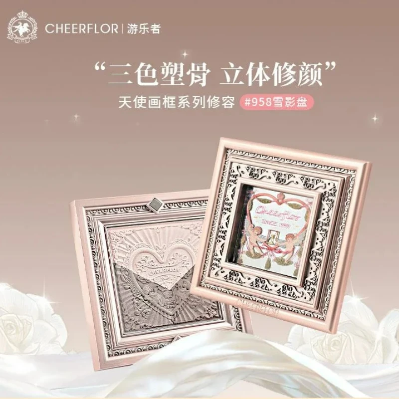 Палитра для мелирования и контурирования Cheerflor матовый осветляющий бронзатор