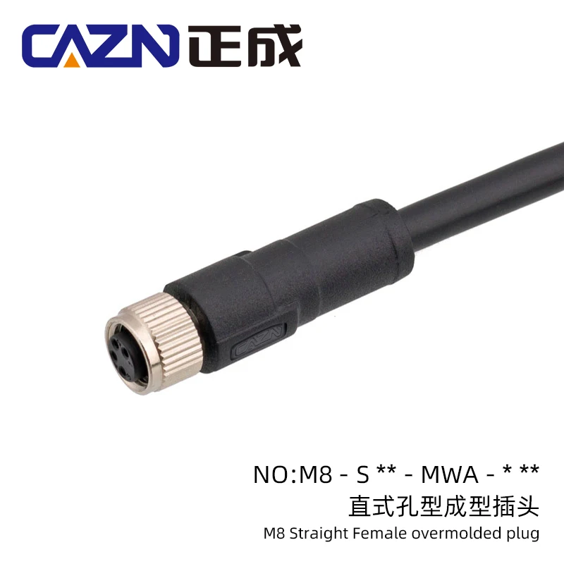 

1 метр, M8 IP67, экранированные магнитные кабели, ПВХ, PUR 3, 4, 5, 6, 8 контактов, прямые угловые разъемы для проводов для роботизированных датчиков