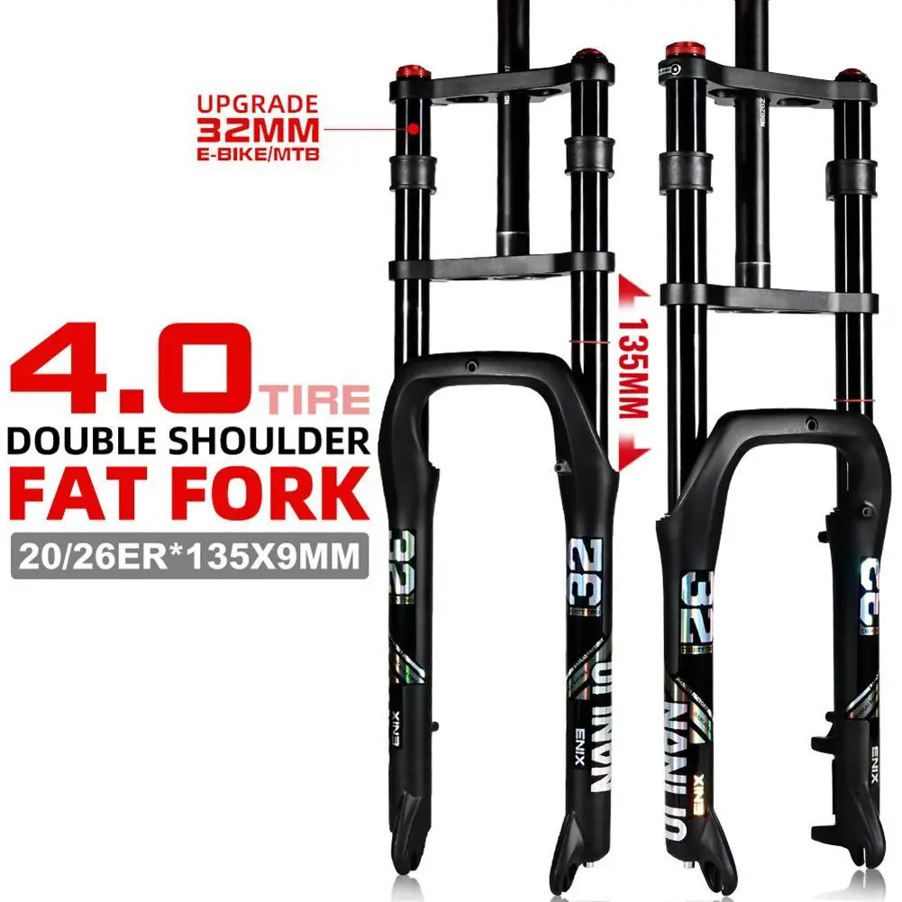 

20/26 Inch Bicycle Front Fork Shock Absorbing Aluminum Alloy Mtb Mountain Bike Front Fork (135 X 10mm)