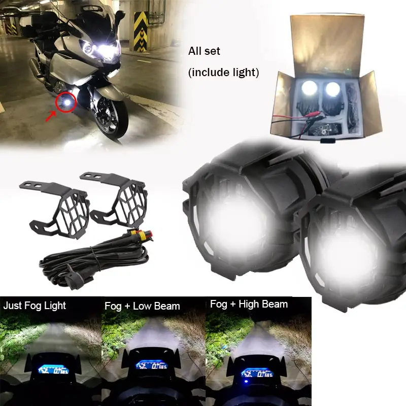 

Светодиодные противотуманные фары E9 Mark для мотоциклов BMW R1250GS ADV F800GS R 1250 GS LC Yamaha MT07 MT09