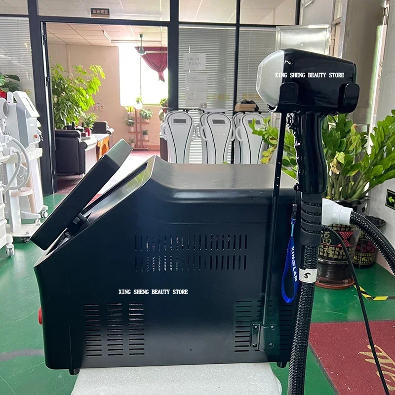 Диодная лазерная эпиляция профессиональная машина мощность lasar 3 длины волны