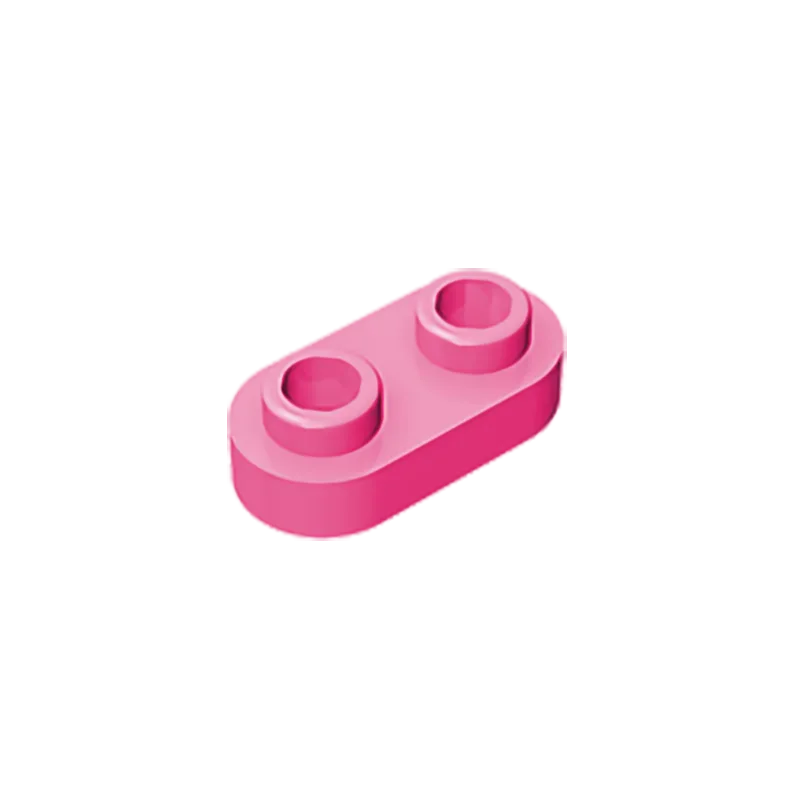 Фотопластина круглый 1x2 с двумя открытыми шпильками совместимый lego 35480 Детский