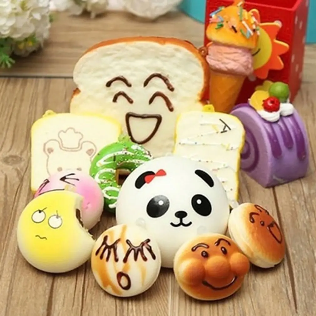 

Cute Slow Rising Toy Children Adult Relief Stress Squeeze Healing Fun Elastic Environmentally PU Scented Kid Emulate Toy