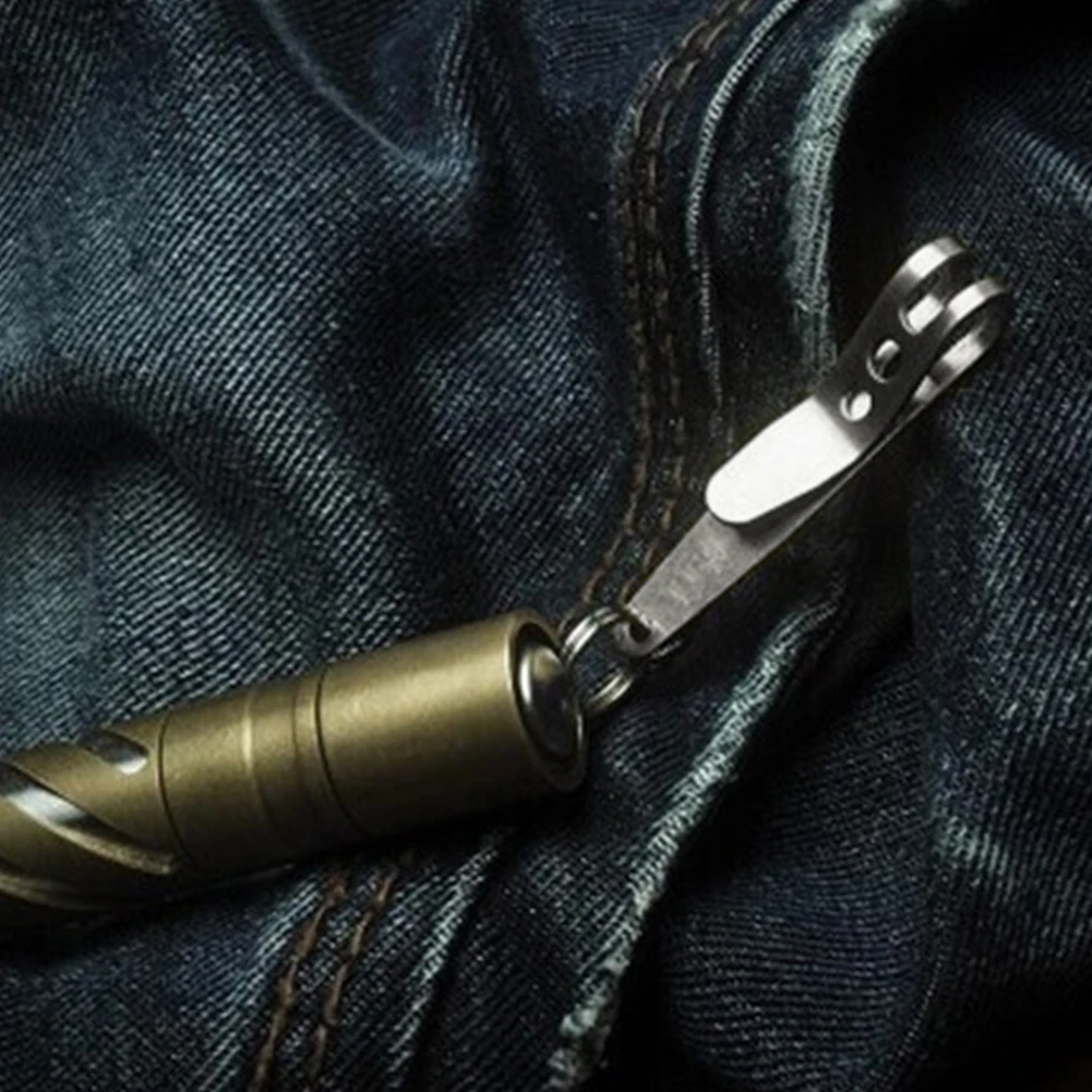 

Металлические пряжки для ключей из нержавеющей стали, серебристые портативные карманные мини-зажимы для сумки, поясного ремня, подвесной к...