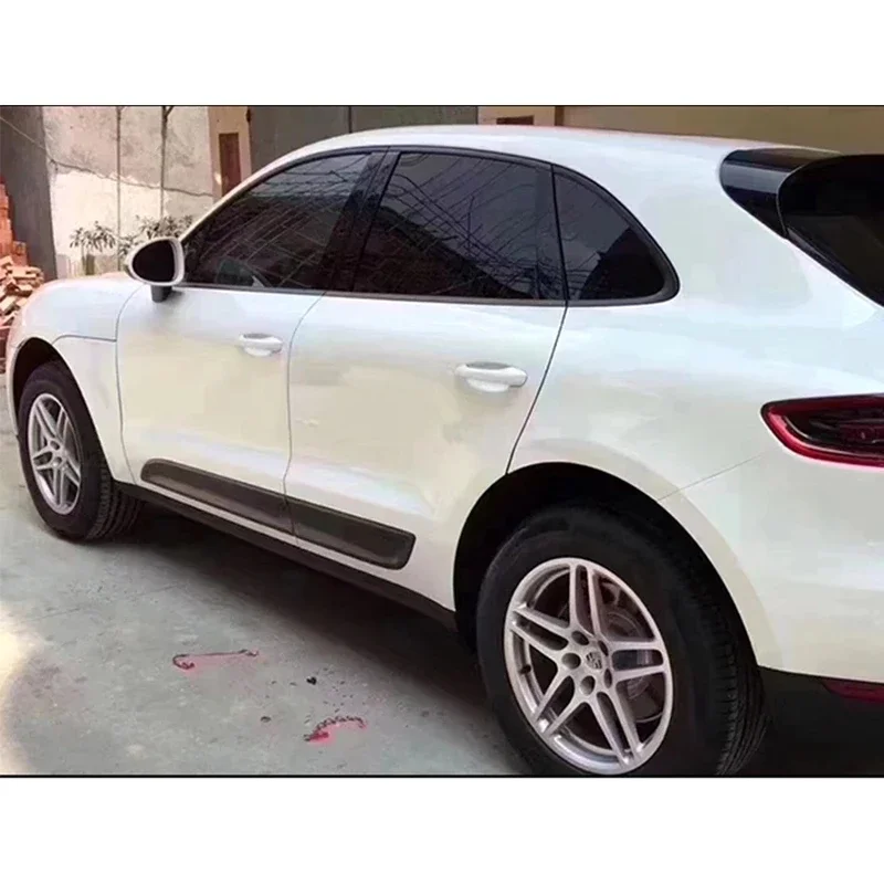 Для Porsche Macan 2014+ углеродное волокно накладка на дверную панель автомобиля боковая