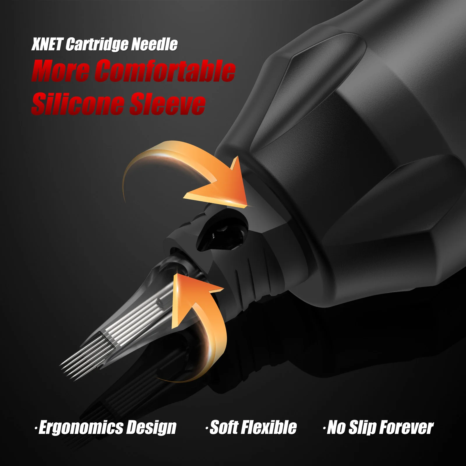 XNET Aurora картриджные иглы для татуировки RL/RM/RS одноразовые силиконовые
