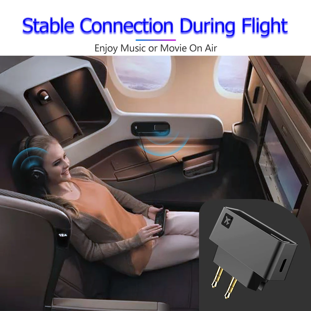 Bluetooth 5 0 адаптер для самолета A2DP беспроводной передатчик наушников Bose 700 NC700 QC45 QC35