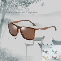 classic fashion pc frame aluminum magnesium spring legs hd polarized sunglasses 6087