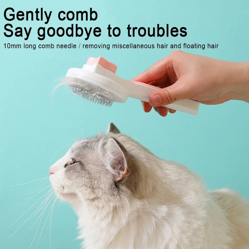 

Cat Brush Pet Comb Hair Removes Dog Hair Comb Grooming Cleaner Kitten Cleaning Beauty Slicker Brush Puppy Supplies
