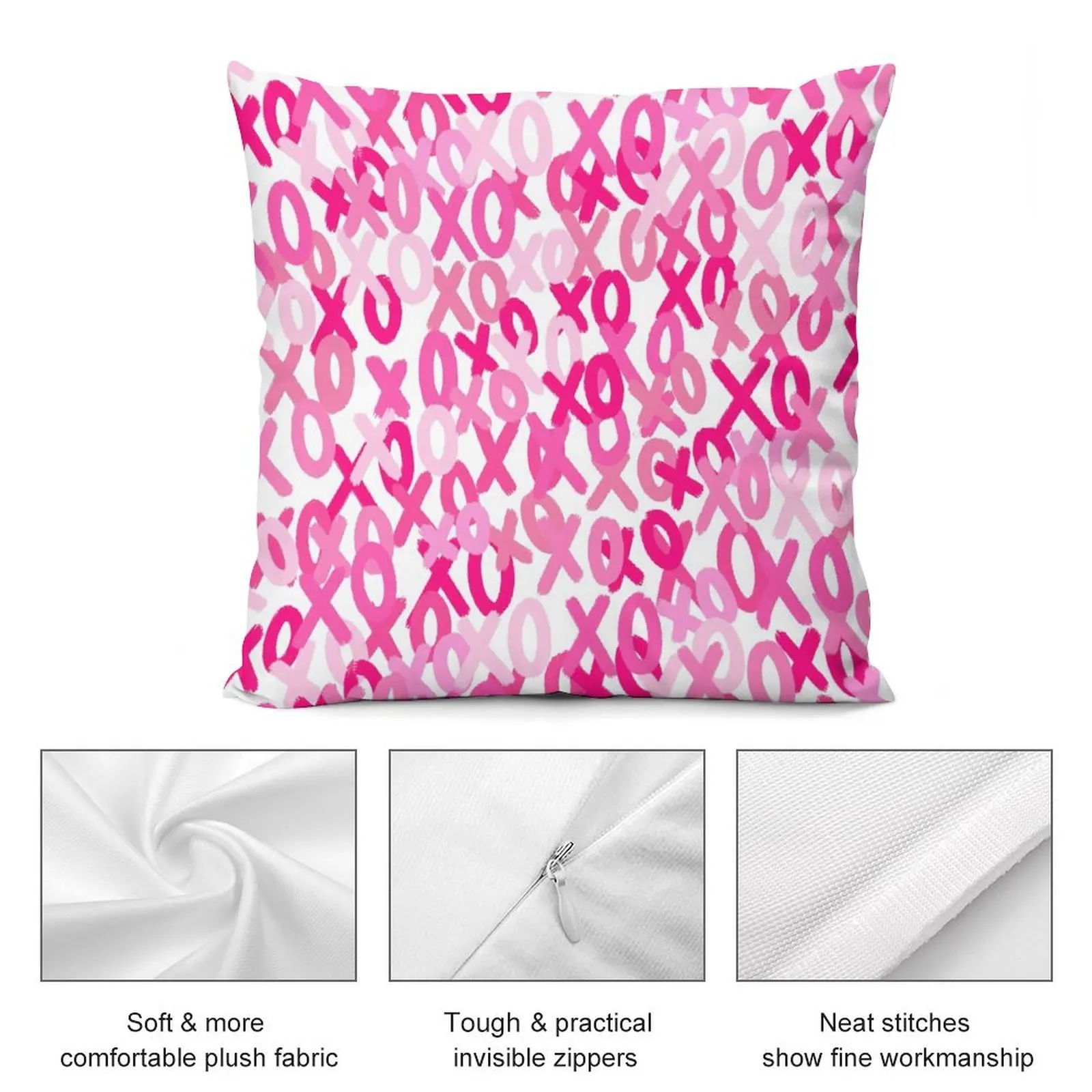 Розовые подушки XOXO Подушки для дивана