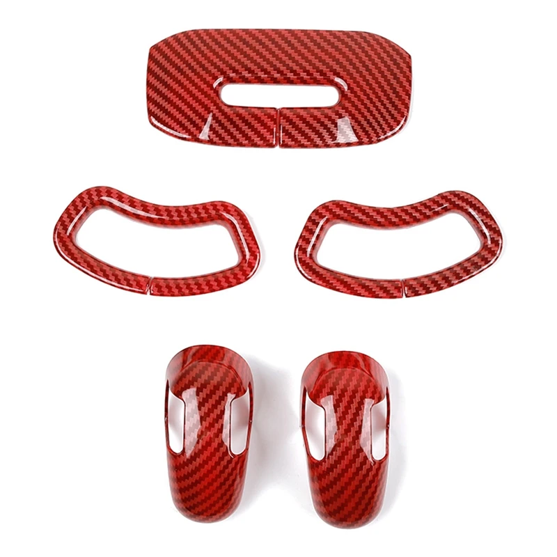 

Car Seat Safety Belt Buckle Decoration Cover Trim Stickers For Dodge Ram 2010-2017 Accessories, ABS