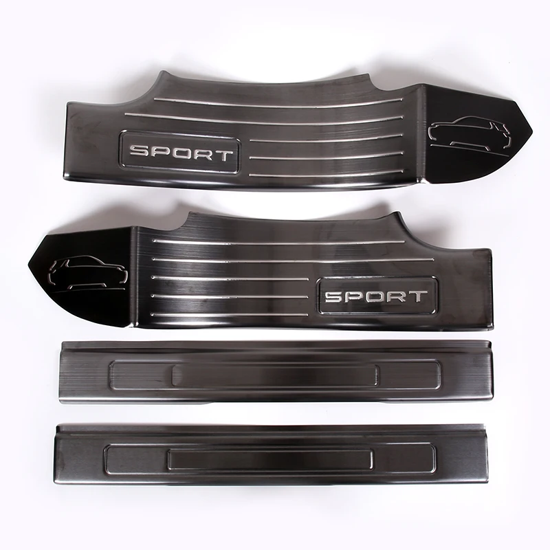 

Накладка на порог из нержавеющей стали, Накладка на порог, защитные пороги для Land Rover Discovery Sport 2015-2021 5/7, аксессуары для сидений