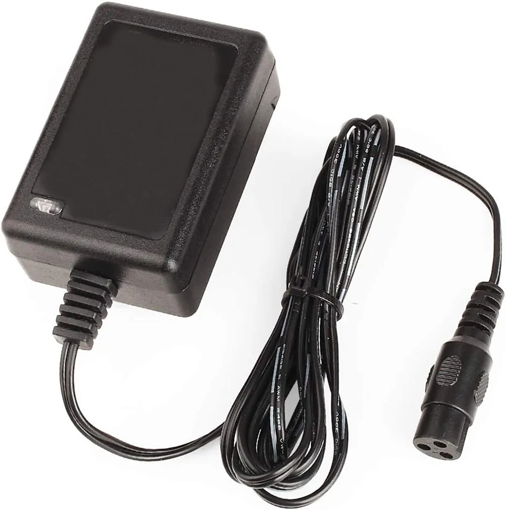 12V 1A Scooter Battery Charger for Razor E90, PowerRider 360, Jr. Electric Wagon, Boreem Tankman,  Xcooter Tornado XC505GT2