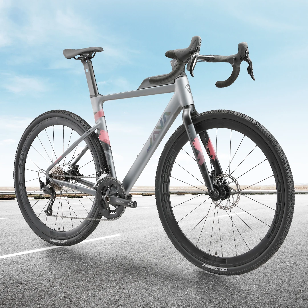 Фото Велосипед JAVA IDRA 24 Speed Racing с интегрированной рамой, легкий, OEM, аэродинамический, 700C, дисковые тормоза, гравийный велосипед из алюминиевого сплава №1