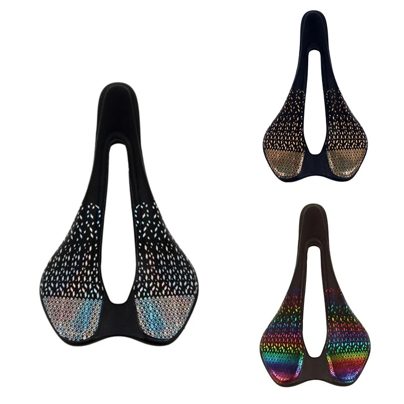 

ODI Reflective Carbon Saddle Bicycle Racing Seat MTB Bike Hollow Saddle Seat Cushion Cycling Accessories Parts