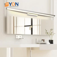 led mirror headlight bathroom wall lamp nordic simple aluminum anti fog 40cm 60cm 90cm ac110 240v home makeup lamp
