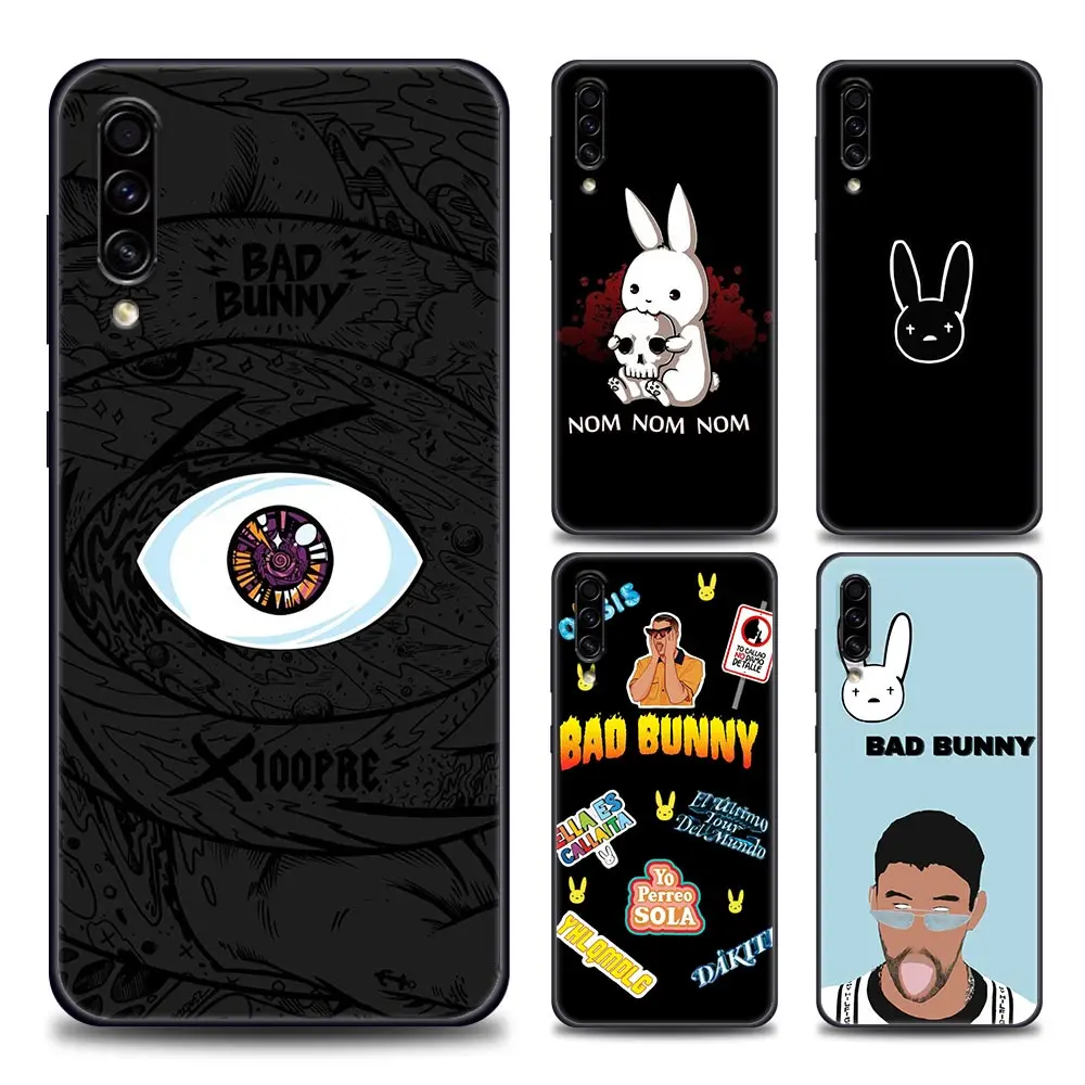 

Phone Case for Samsung A10 e S A20 A30 A30s A40 A50 A60 A70 A80 A90 5G A7 A8 2018 Soft Silicone Cover Bad Bunny Maluma
