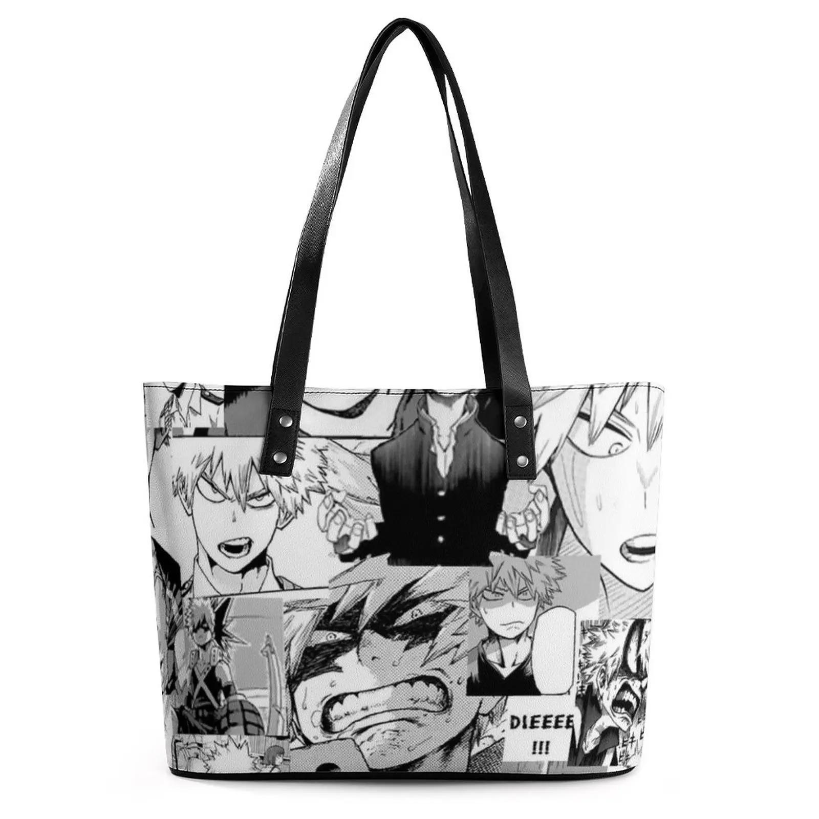 

Bakugou Katsuki, сумки с коллажем, моя геройская академия, женская сумка-тоут с графическим дизайном для колледжа, Милые Пляжные Сумки