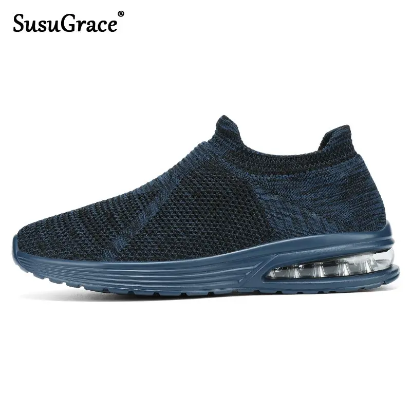 

Susugrace 2022 New Mesh Outdoor Footwear Men's Runing Shoes Comfortable Breathable Sneakers Light Soft Trends Zapatos De Mujer