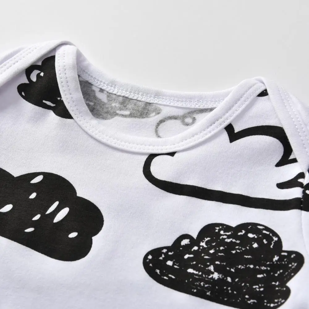 Комплект одежды для новорожденных мальчиков хлопковая футболка с длинным