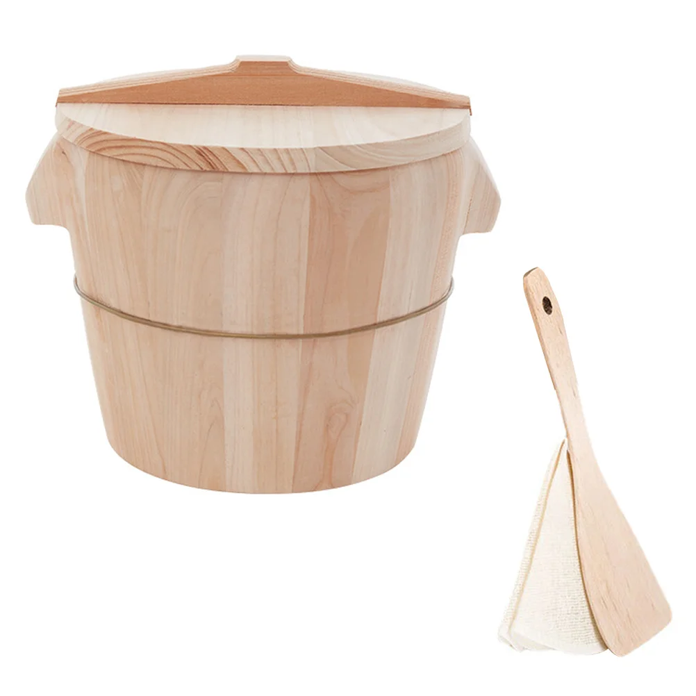 

Rice Mixing Tub Wooden Sushi Oke Wooden Soup Bowl Wooden Rice Bucket Sushi Rice Tub Wood Cooking Steamer