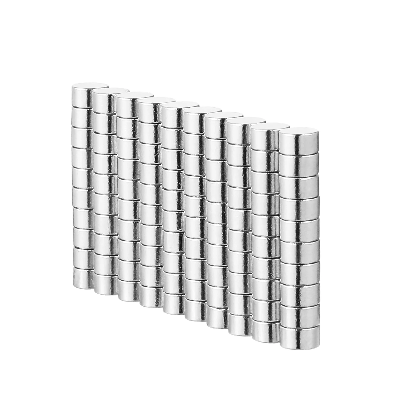 

VILLCASE 100pcs Refrigerator Magnetssss Small Round Magnets for Craft Refrigerator Whiteboard Home Office Kitchen