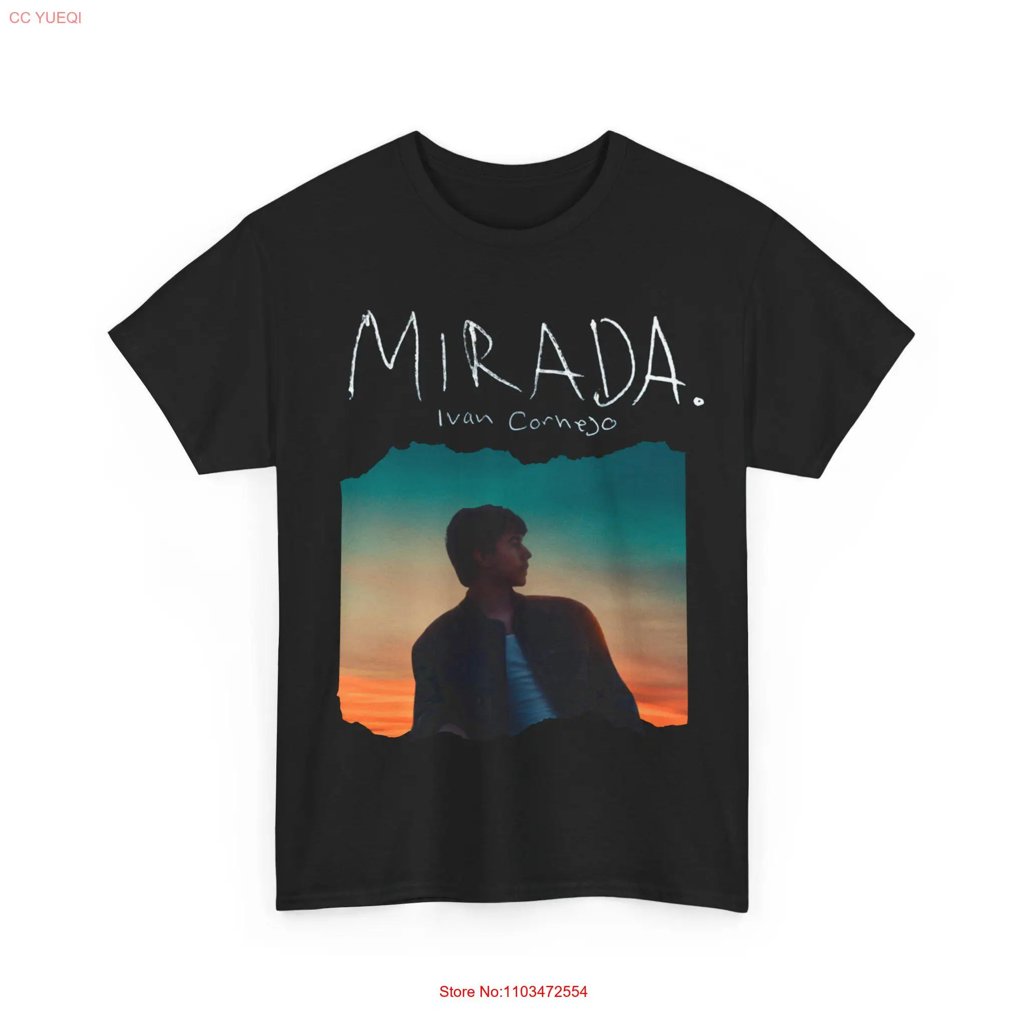 Футболка Cornejo Mirada Tour 2024 вдохновленная фанатами CornejoTour только спереди с длинными