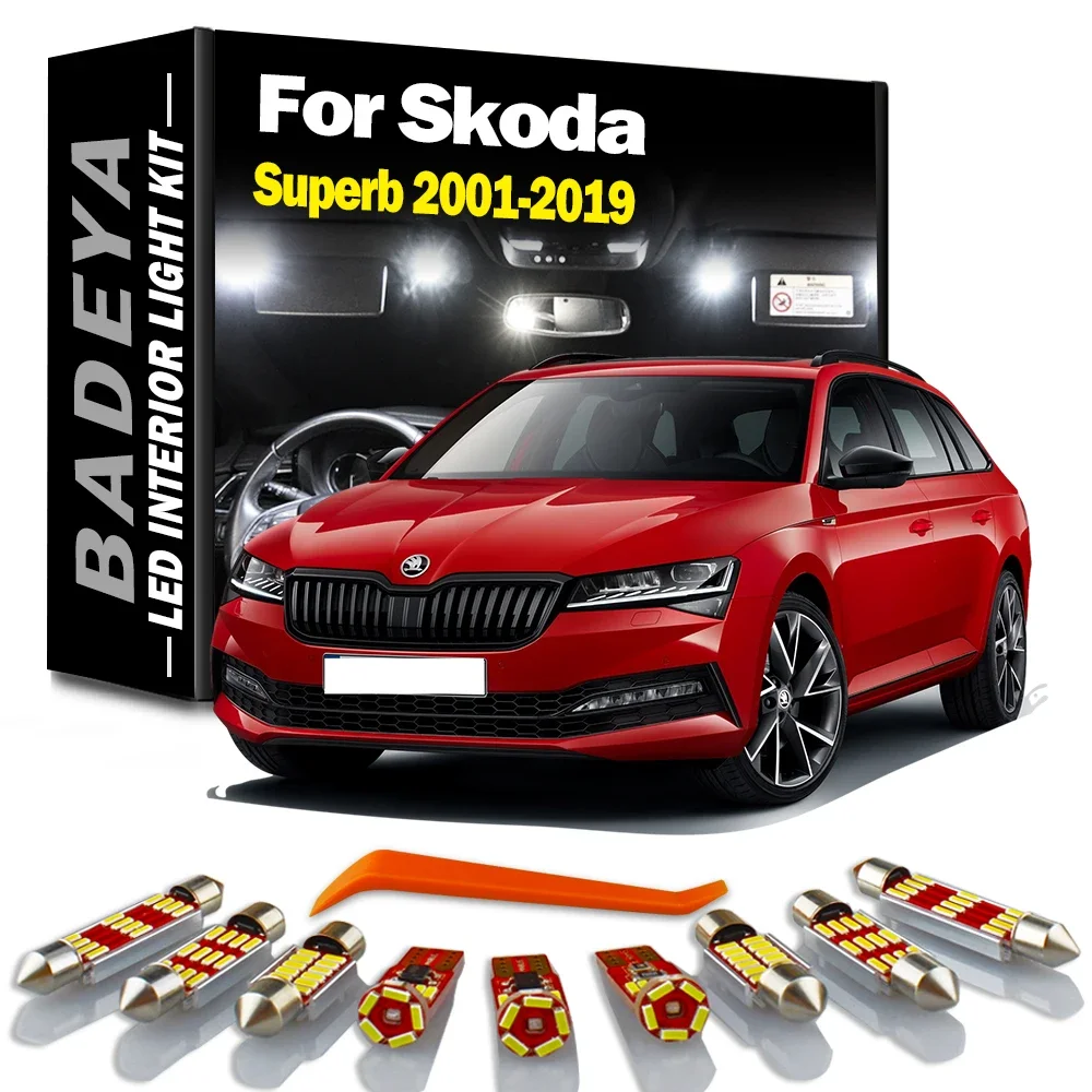 Фонари для салона Skoda Superb MK1 MK2 MK3 I II III 3U 3U4 3T 3T4 3T5 3V 3V3 3V5 Sedan Combi 2001-2018 2019