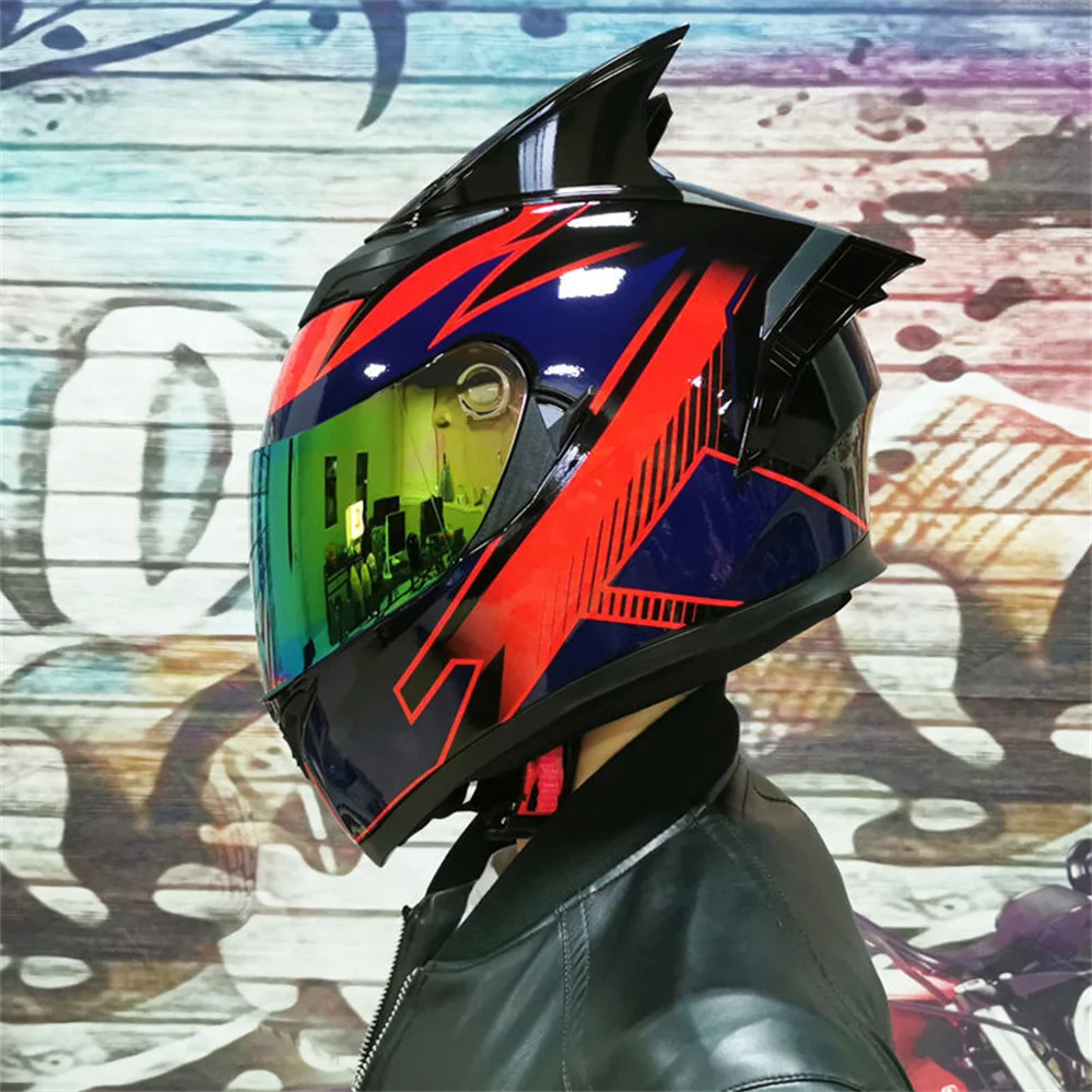 

Гоночный шлем на все лицо Adv для бездорожья, безопасные шлемы из АБС-пластика, мотоциклетные унисекс шлемы с открытым лицом, модульный шлем для кафе