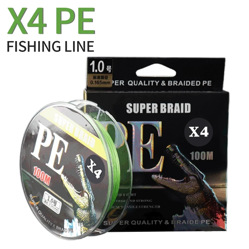 

100M 4 Strands Fishing Line PE Braided Smooth Wire for Fishing Reels Carp Fishing Line Tackle Linha De Pesca