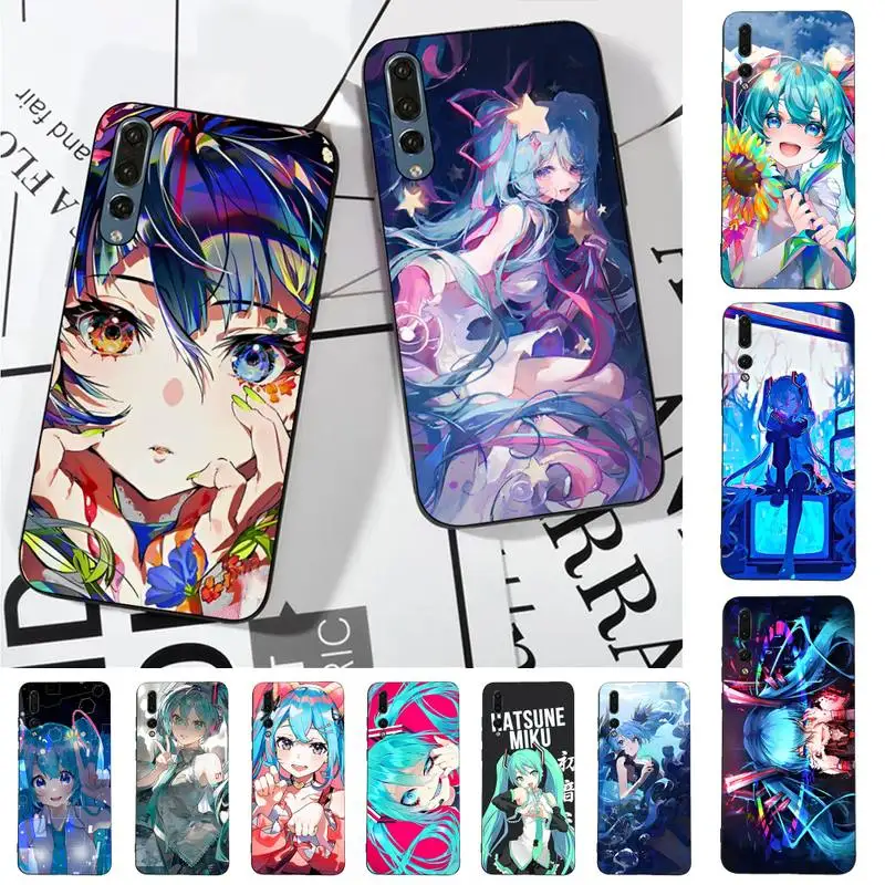 

H-Hatsunes Girl Phone Case for Huawei P30 40 20 10 8 9 lite pro plus Psmart2019