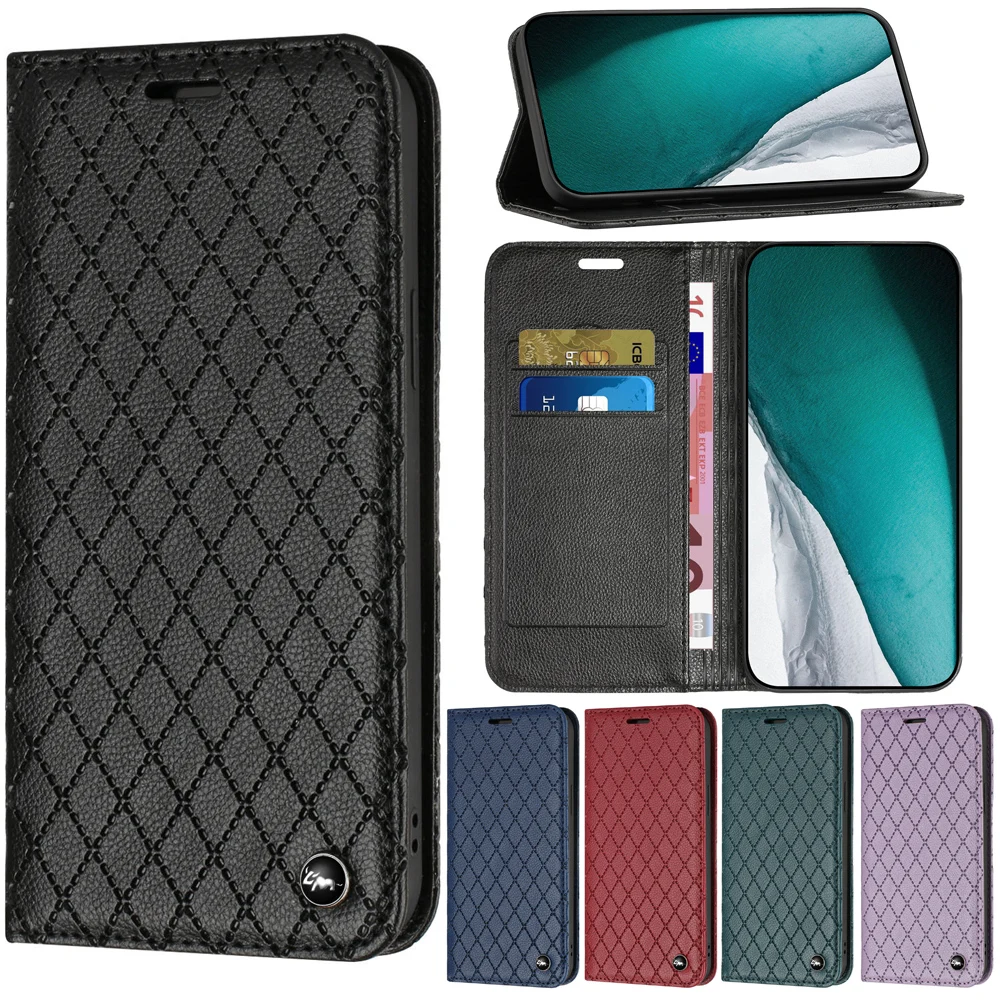 

for iPhone 14 13 12 11 Pro Max Plus XR 7 8 SE 2020 2022 Case Cover coque Flip Wallet Mobile Phone Cases Covers Bags Sunjolly