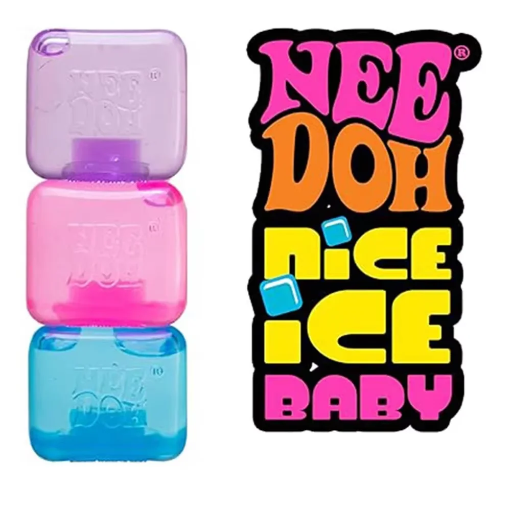 Фото Сенсорная игрушка-антистресс Schylling NeeDoh Jellyfish Cube Super Solid Squish для снятия тревоги и стресса №5
