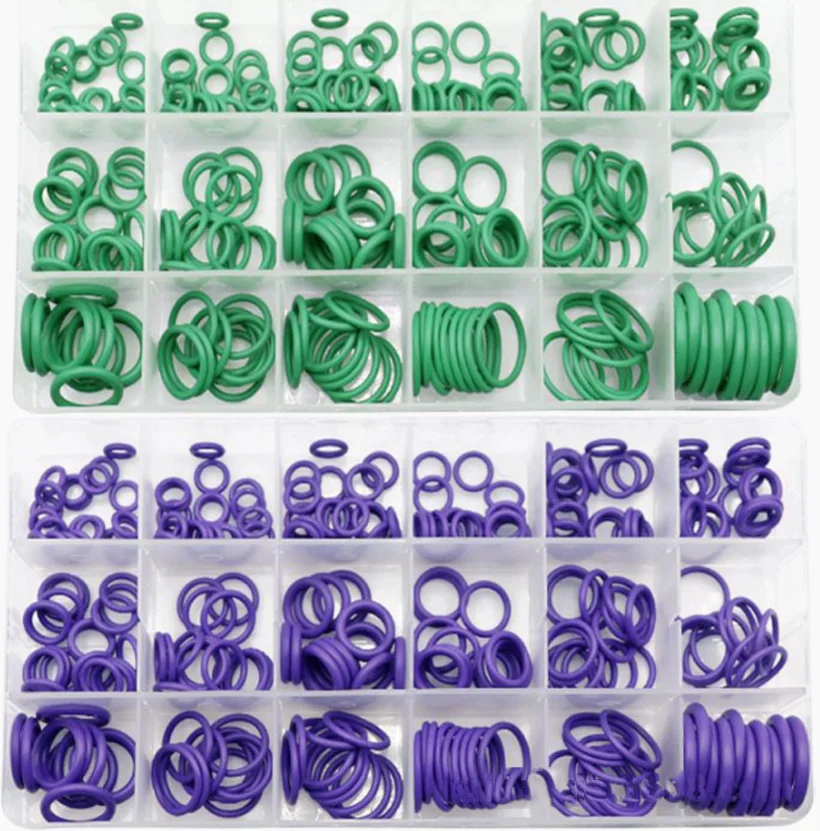 270Pcs 18Sizes Universal Car Air Conditioning O Rings Auto Repair Tools Compressor Rubber Rings Sealant Car Accessories