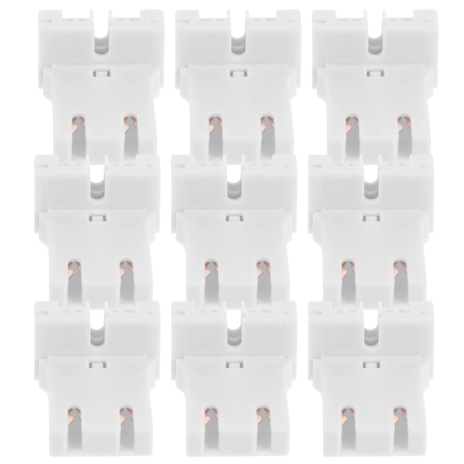 

10 Pcs Fluorescent Lamp Holder T8 Light Accessary Test Stand Home Household Holders