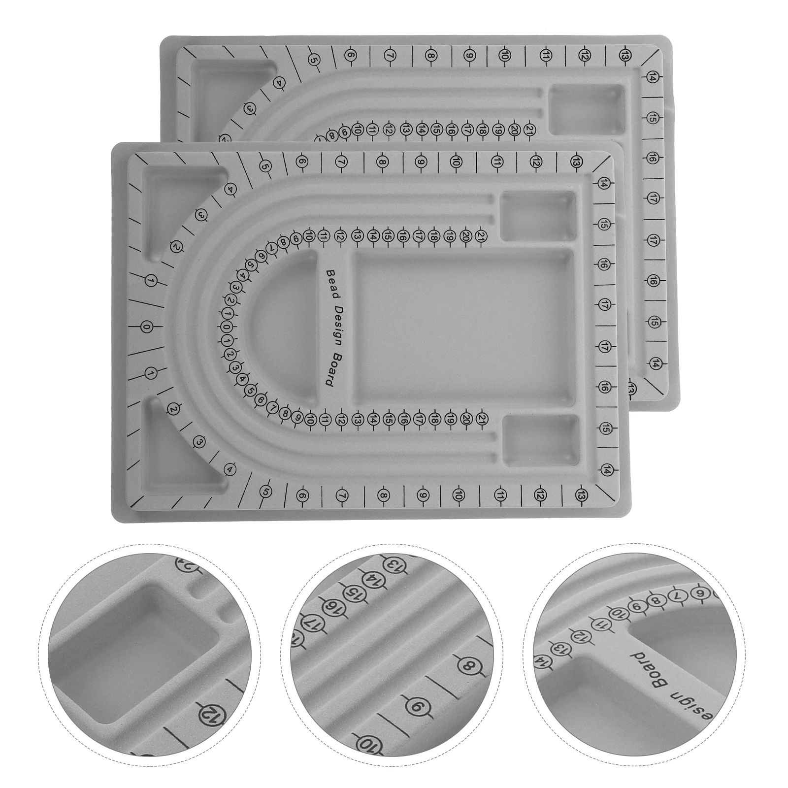 

Bead Board Tray Beading Design Jewelry Diy Braceletnecklace Organizer Flocked Making Size Sorting Funnel Storage Boards Beaded